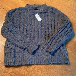 NWT Olive chenille sweater